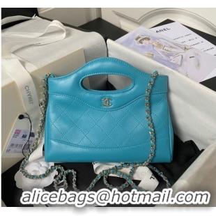 Pretty Style Chanel mini 31 bag AP3656 Sky Blue