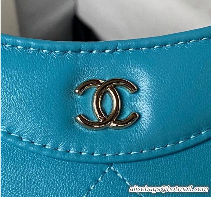 Pretty Style Chanel mini 31 bag AP3656 Sky Blue