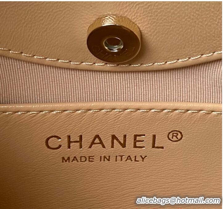 Top Design Chanel mini 31 bag AP3656 Apricot