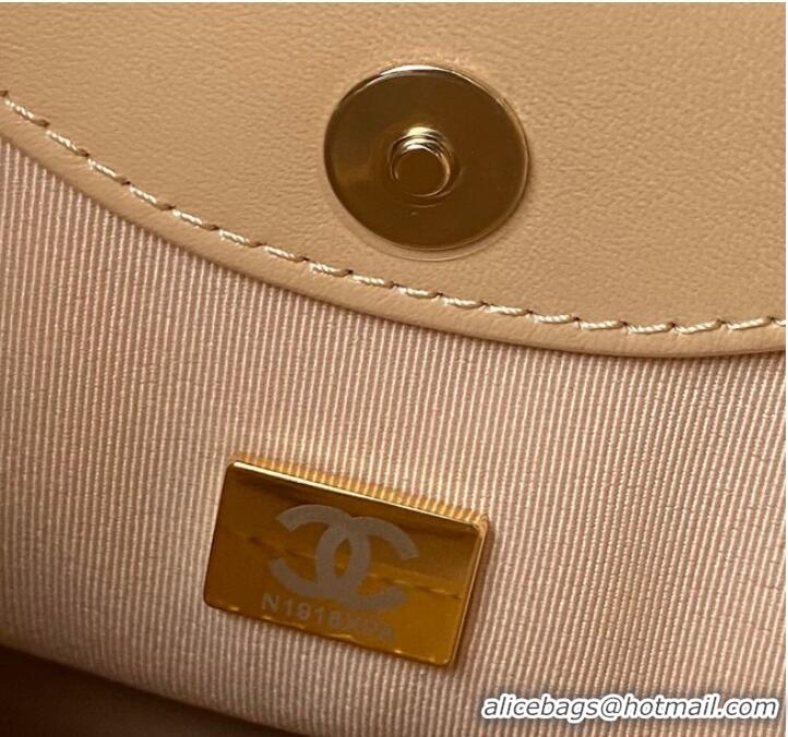 Top Design Chanel mini 31 bag AP3656 Apricot