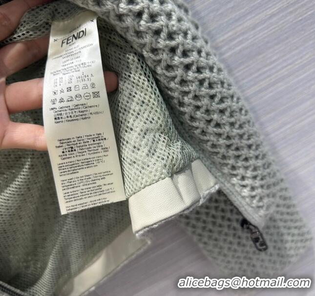 Pretty Style Fendi Cashmere Jacket F111014 Grey 2023