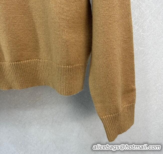 Popular Style Fendi Wool Sweater F111025 Brown 2023