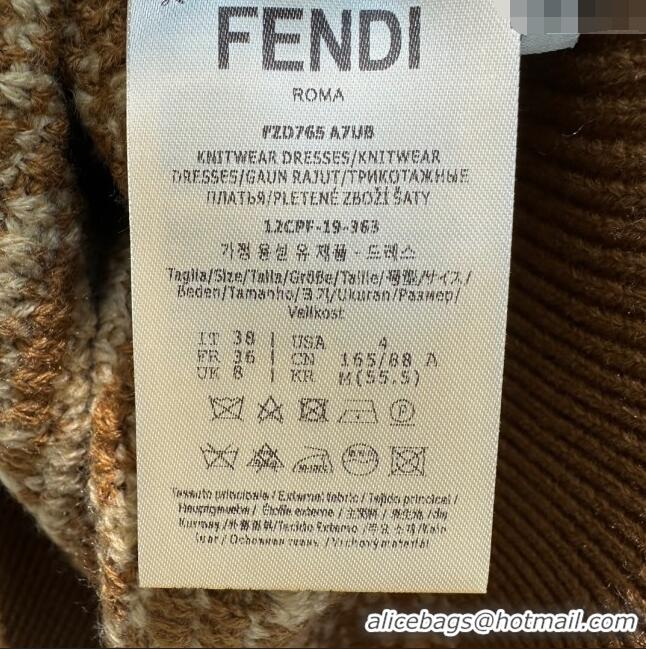 ​Well Crafted Fendi FF Sweater F122521 Brown 2023