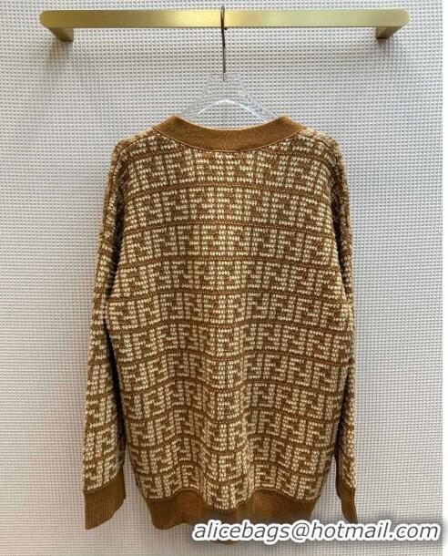 Popular Style Fendi FF Cardigan F122522 Brown 2023