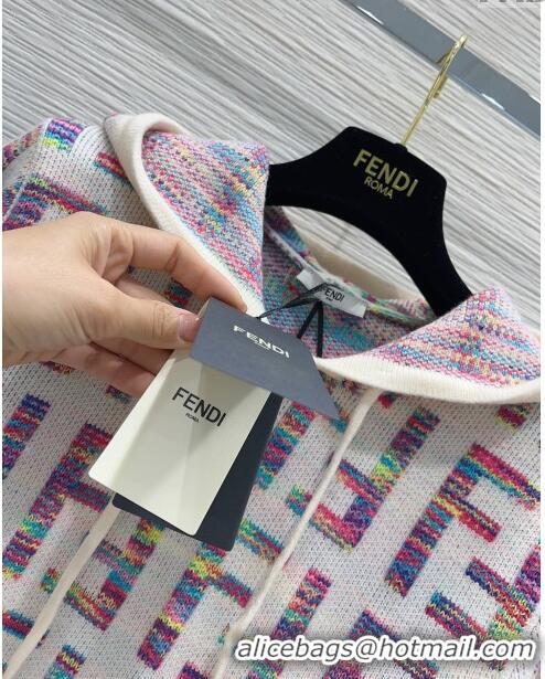 Buy Fashionable Fendi FF Wool Sweater F122530 Beige 2023