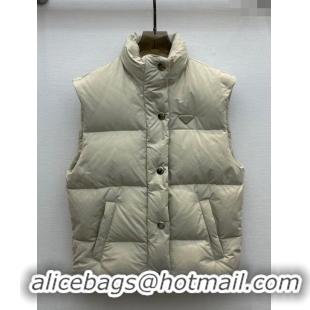 ​Promotional Prada Down Vest P110935 Beige 2023