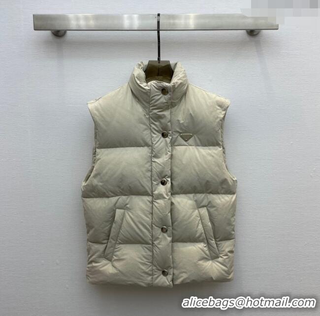 ​Promotional Prada Down Vest P110935 Beige 2023