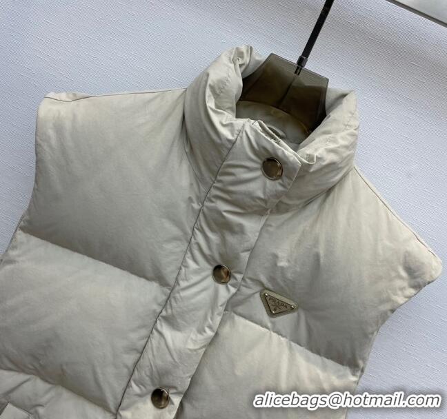 ​Promotional Prada Down Vest P110935 Beige 2023