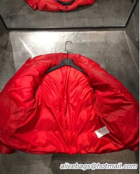 Grade Design Prada Lambskin Down Jacket P110936 Red 2023