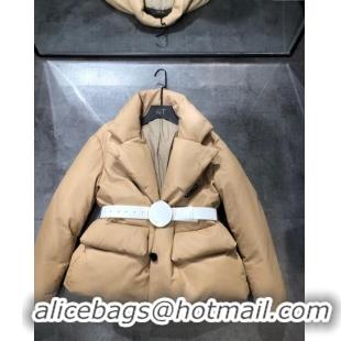 ​Top Grade Prada Lambskin Down Jacket P110938 Brown 2023