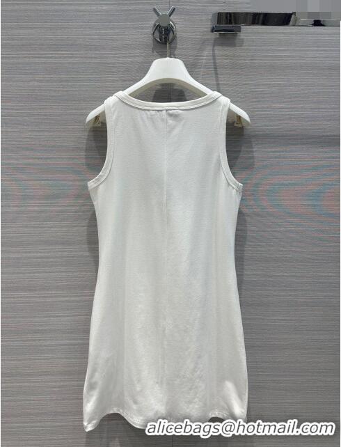 Good Taste Prada Crystal Dress P112413 White 2023