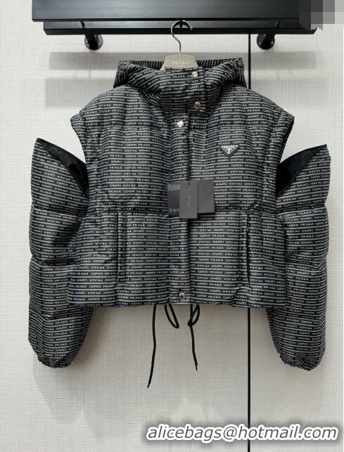 ​Top Grade Prada Down Jacket P112514 Black 2023