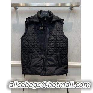 Promotional Prada Padded Vest P112517 Black 2023