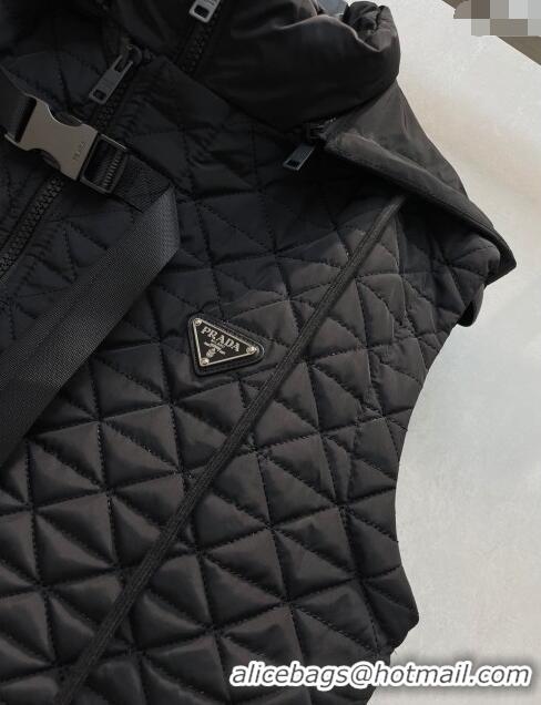 Promotional Prada Padded Vest P112517 Black 2023