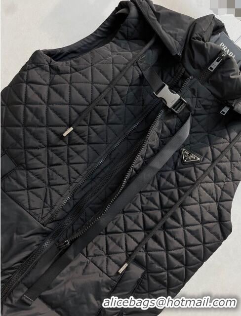 Promotional Prada Padded Vest P112517 Black 2023