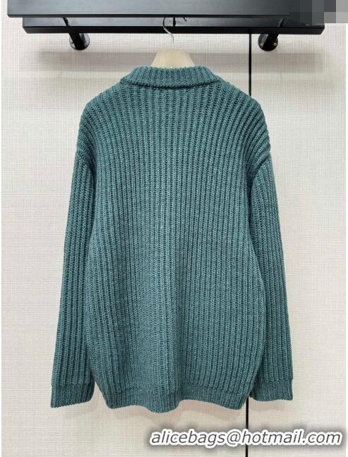 Big Discount Prada Wool Cardigan P112727 Green 2023