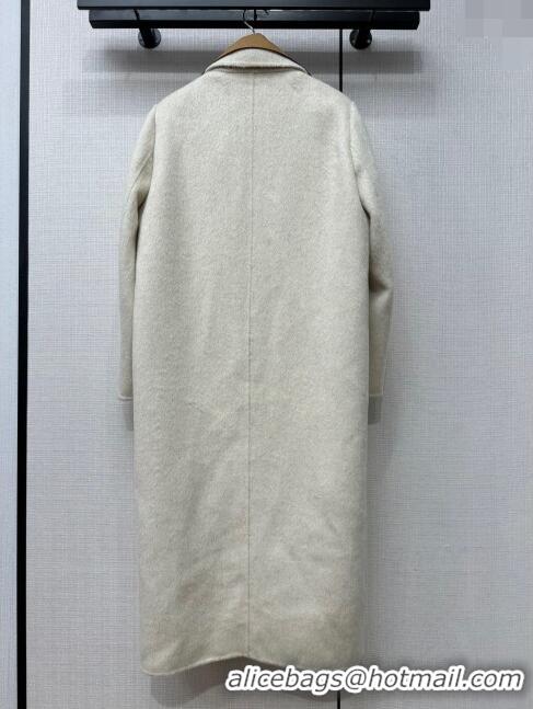 ​Top Grade Prada Wool Coat P112750 White 2023