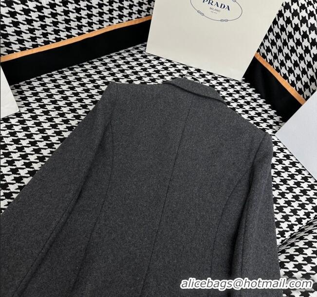 Good Taste Prada Wool Jacket P112906 Grey 2023