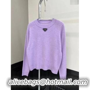 ​Good Product Prada Wool Sweater P112909 Lilac 2023