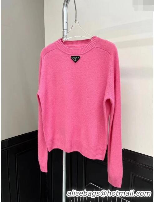 ​Best Price Prada Wool Sweater P112910 Pink 2023