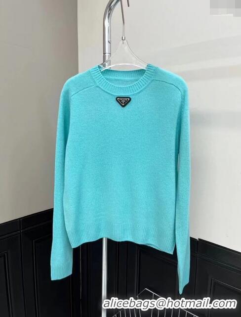 ​Inexpensive Prada Wool Sweater P112911 Blue 2023