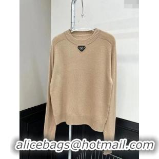 ​New Style Prada Wool Sweater P112912 Brown 2023