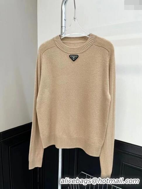 ​New Style Prada Wool Sweater P112912 Brown 2023