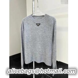 ​Lowest Cost Prada Wool Sweater P112913 Grey 2023