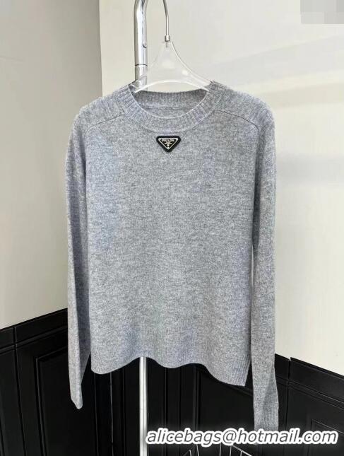 ​Lowest Cost Prada Wool Sweater P112913 Grey 2023