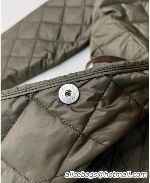 Fashion Promotional Prada Padded Coat P112917 Green 2023