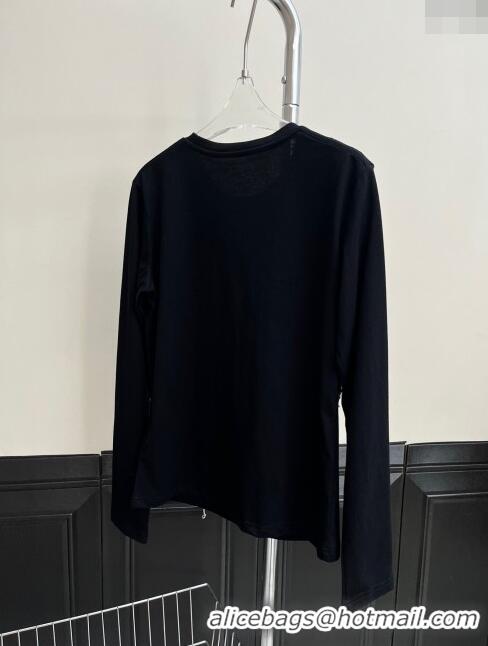 Top Design Prada Top with Crystal P112921 Black 2023