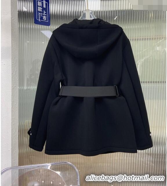 ​Trendy Design Prada Jacket with Belt P112925 Black 2023