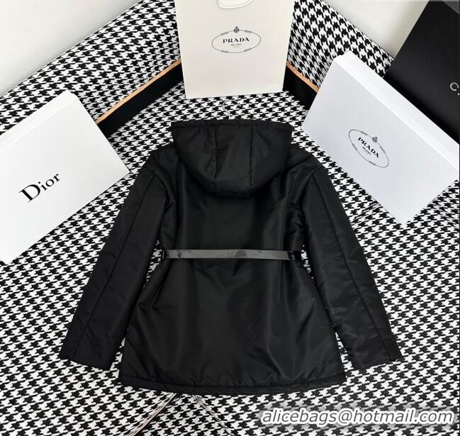 Top Grade Prada Re-Nylon Padded Jacket P112930 Black 2023