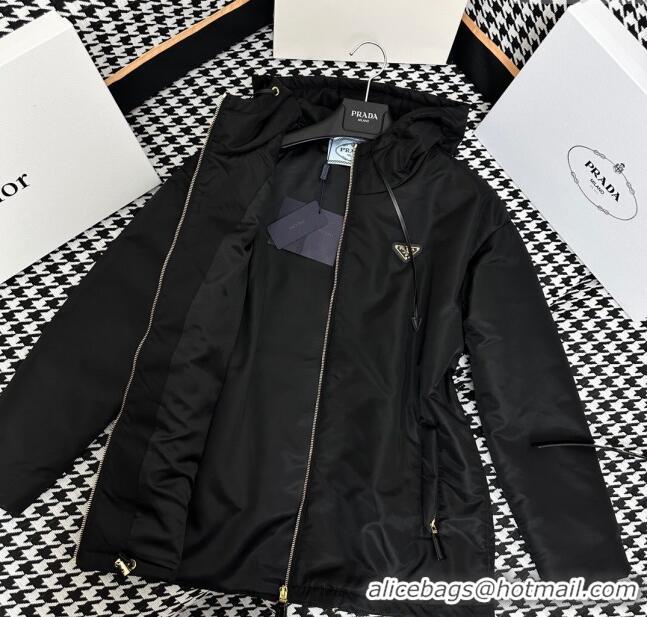 Top Grade Prada Re-Nylon Padded Jacket P112930 Black 2023