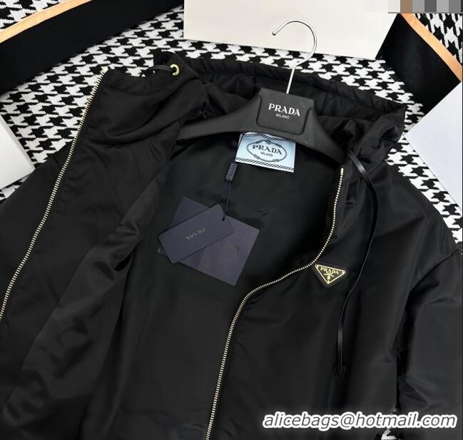 Top Grade Prada Re-Nylon Padded Jacket P112930 Black 2023