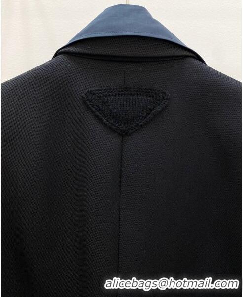 Well Crafted Prada Wool Jacket P112931 Black 2023