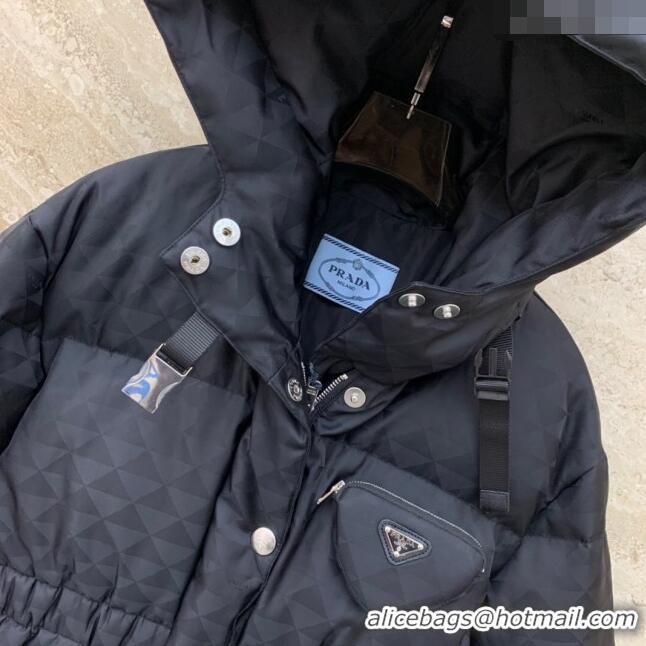 Most Popular Prada Re-Nylon Down Jacket P112933 Black 2023