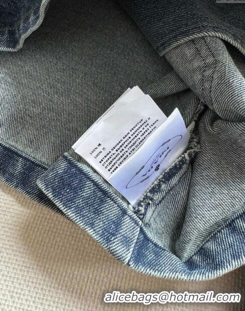 ​Unique Grade Prada Denim Jacket P122022 Blue 2023