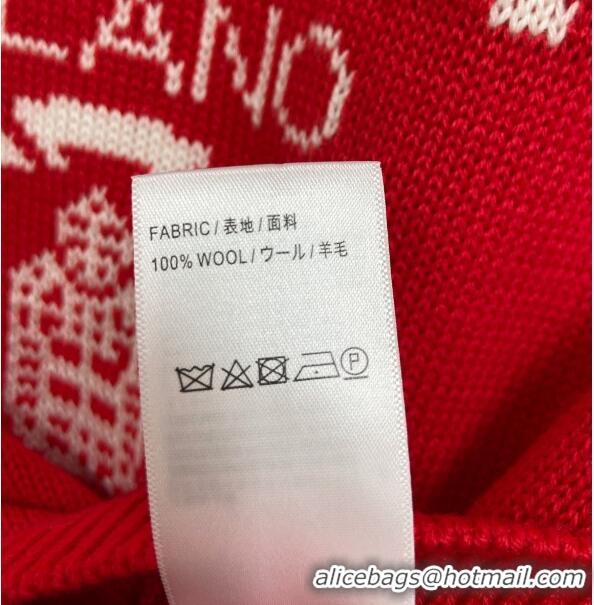 ​Top Quality Prada Wool Sweater P122215 Red 2023