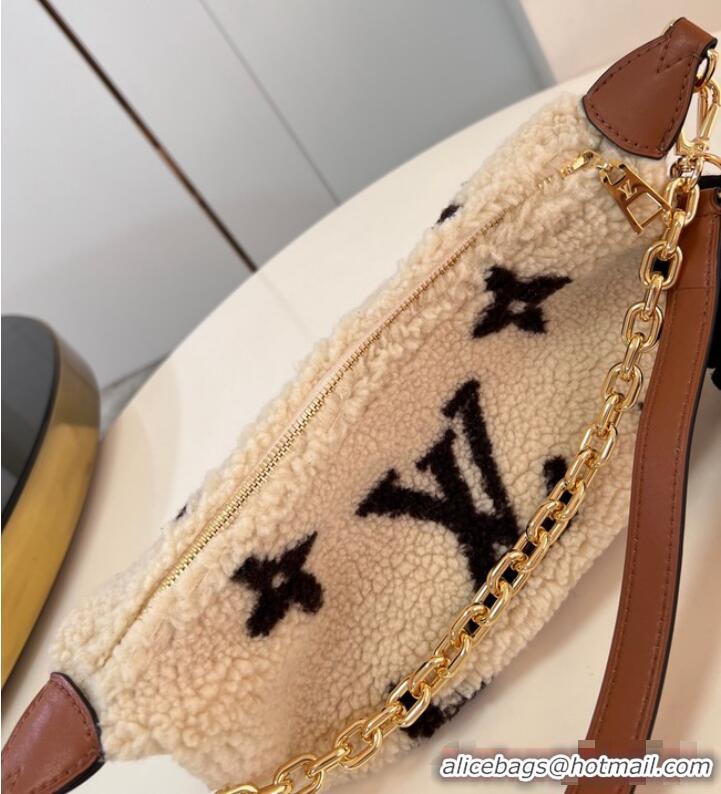 Buy Discount Louis Vuitton Shearling Moon Bag SKI M23321