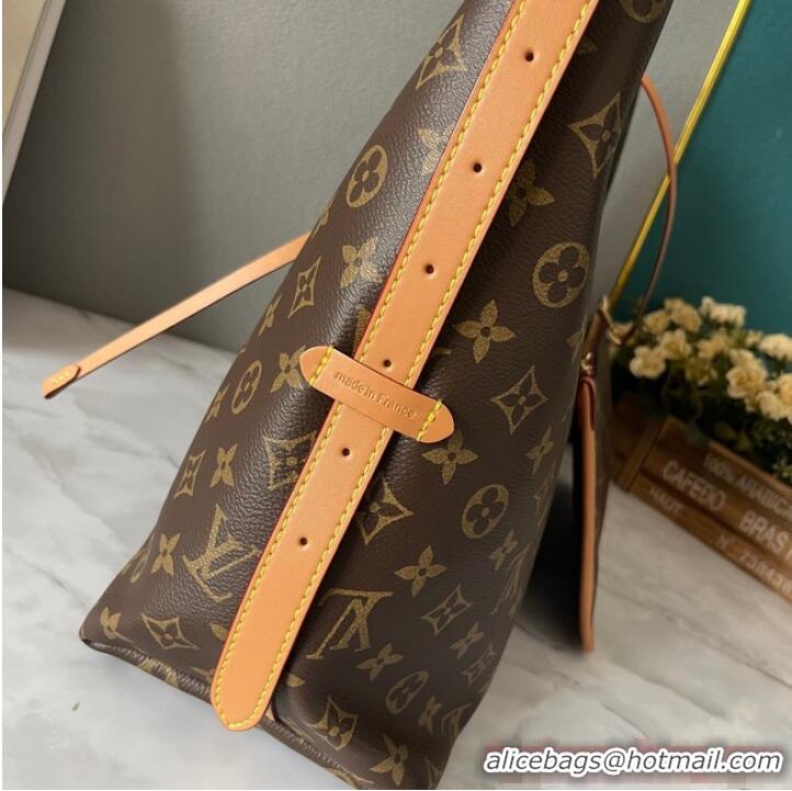 Top Quality Louis Vuitton Monogram Canvas CarryAll MM M46197 Brown