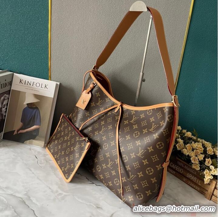 Top Quality Louis Vuitton Monogram Canvas CarryAll MM M46197 Brown