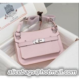 Well Crafted Hermes Jyspiere Mini bag in Swift Leather with Canvas Strap 0908 Fantasy Purple/Silver 2023