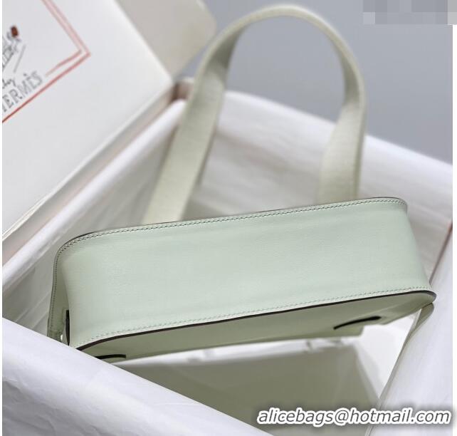 Promotional Hermes Jyspiere Mini bag in Swift Leather with Canvas Strap 0908 Bubble Green 2023