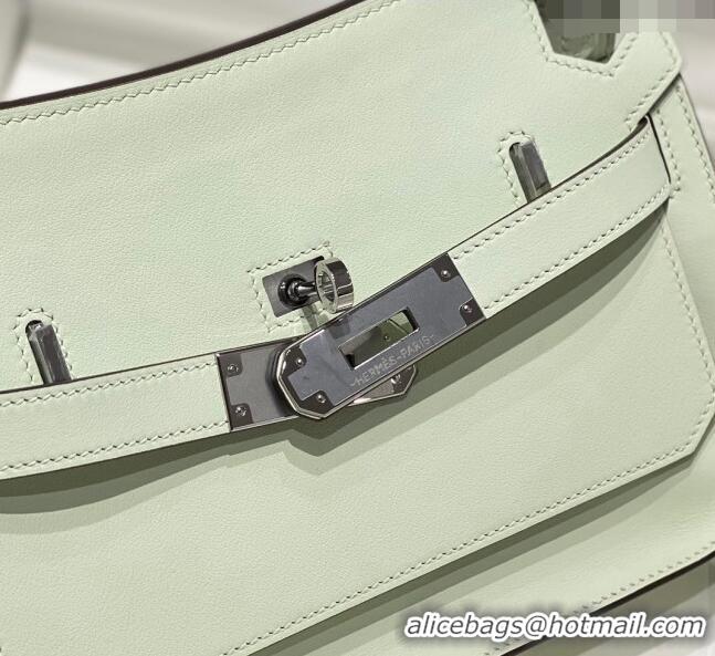 Promotional Hermes Jyspiere Mini bag in Swift Leather with Canvas Strap 0908 Bubble Green 2023