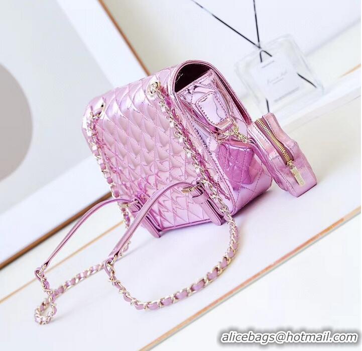 Super Quality Chanel BACKPACK & STAR COIN PURSE AS4649 pink