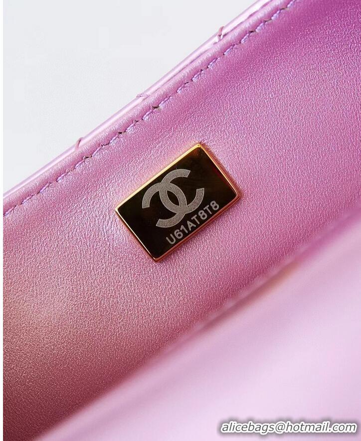 Super Quality Chanel BACKPACK & STAR COIN PURSE AS4649 pink