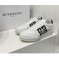 Durable Givenchy G4 sneakers in White Leather Black 704015