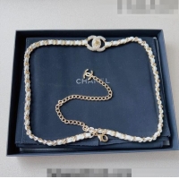 Good Product Chanel Chain Belt C010705 White