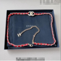 Top Quality Chanel Chain Belt Red C010707